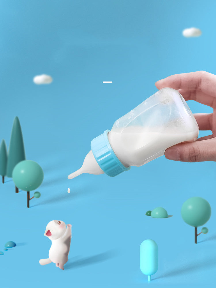 Matningsflaska för katt & hund – nappflaska för valpar och kattungar