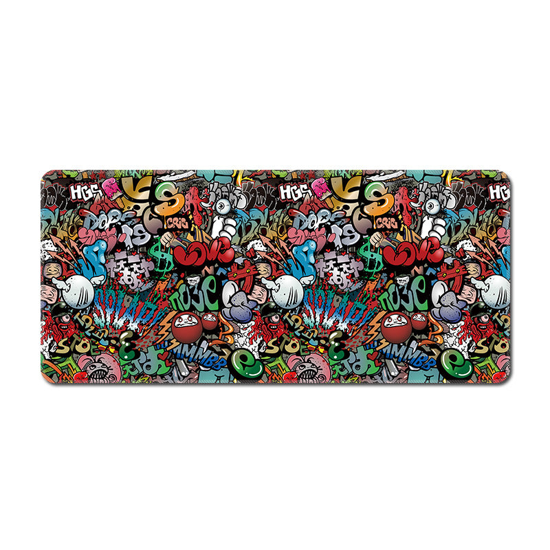 Extra Stor Gaming Musmatta – Halkfri, Tjock & Perfekt för Skrivbord