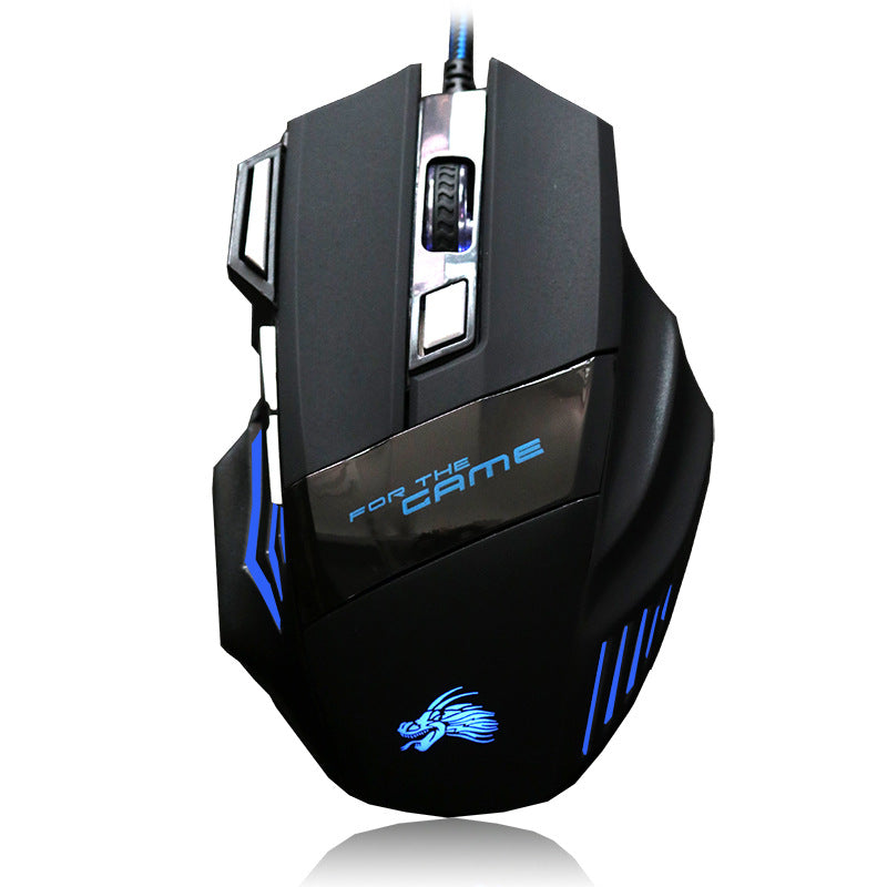 Ultimate Gamingmus – Flerfärgad RGB-glöd & 7 Funktionsknappar