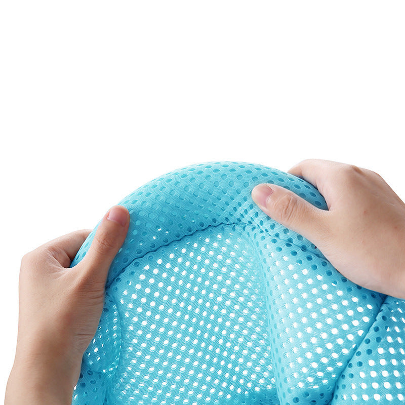 Babybadbalja med mjukt badstöd – Trygg & bekväm badstund