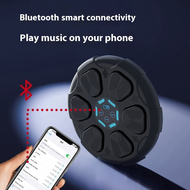 Bluetooth Boxing Trainer – Interaktiv Ljus- & Musikstyrd Boxningstavla för Hemmaträning