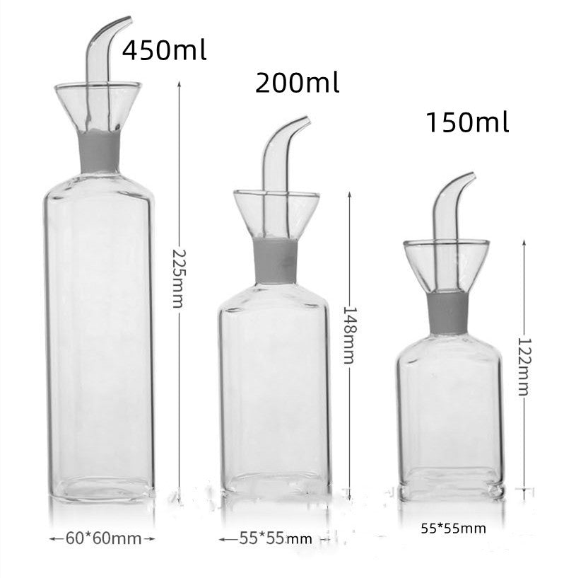 Stilren Glasflaska för Olja & Vinäger