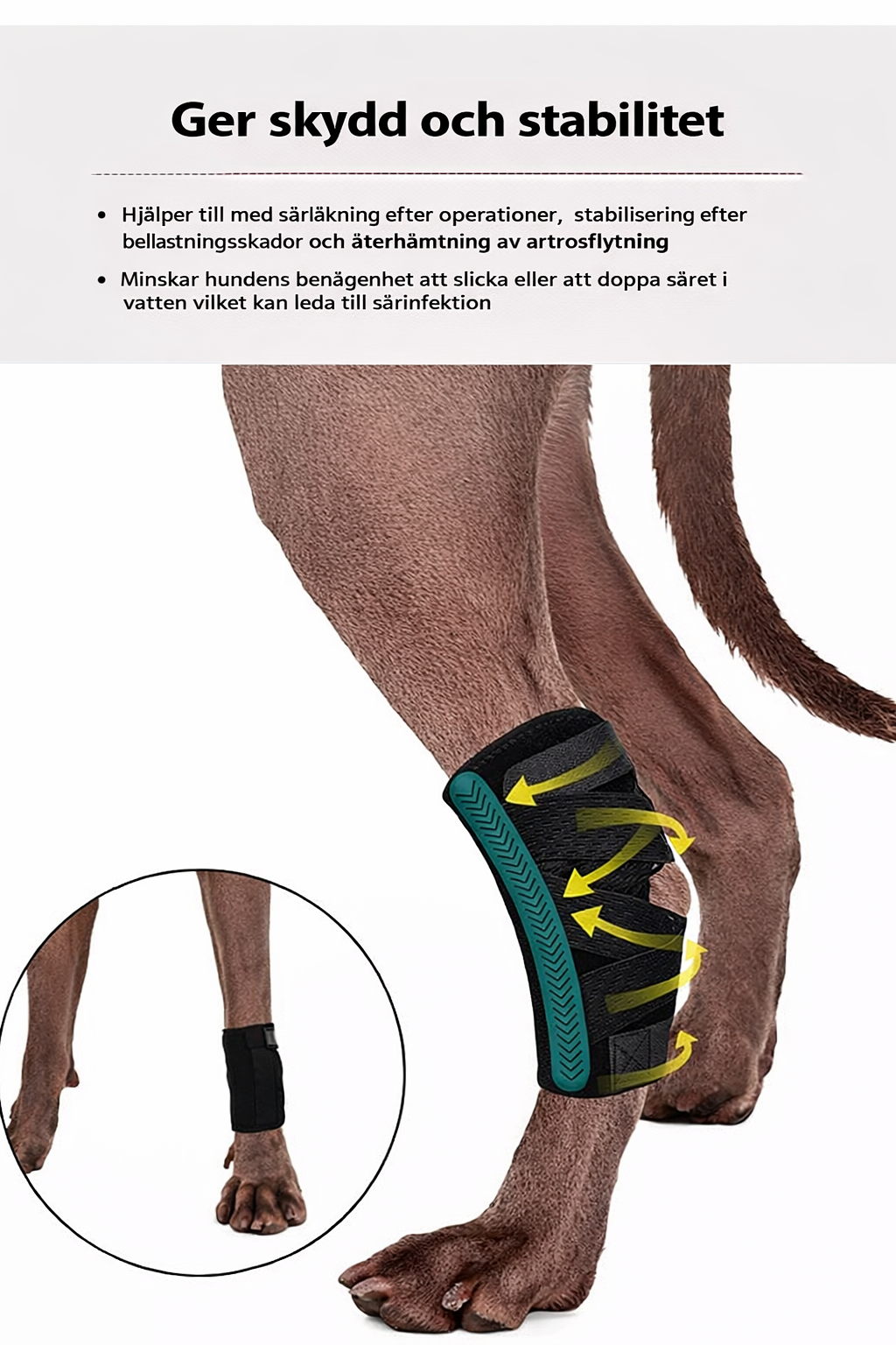 Uppgraderat Hundstöd
