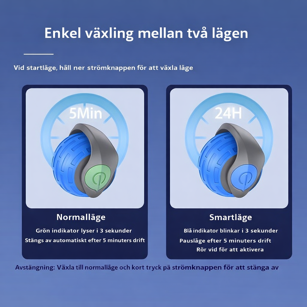 🐱 Interaktiv Elektrisk Kattleksak – Automatisk Rullande Boll (USB-laddning)