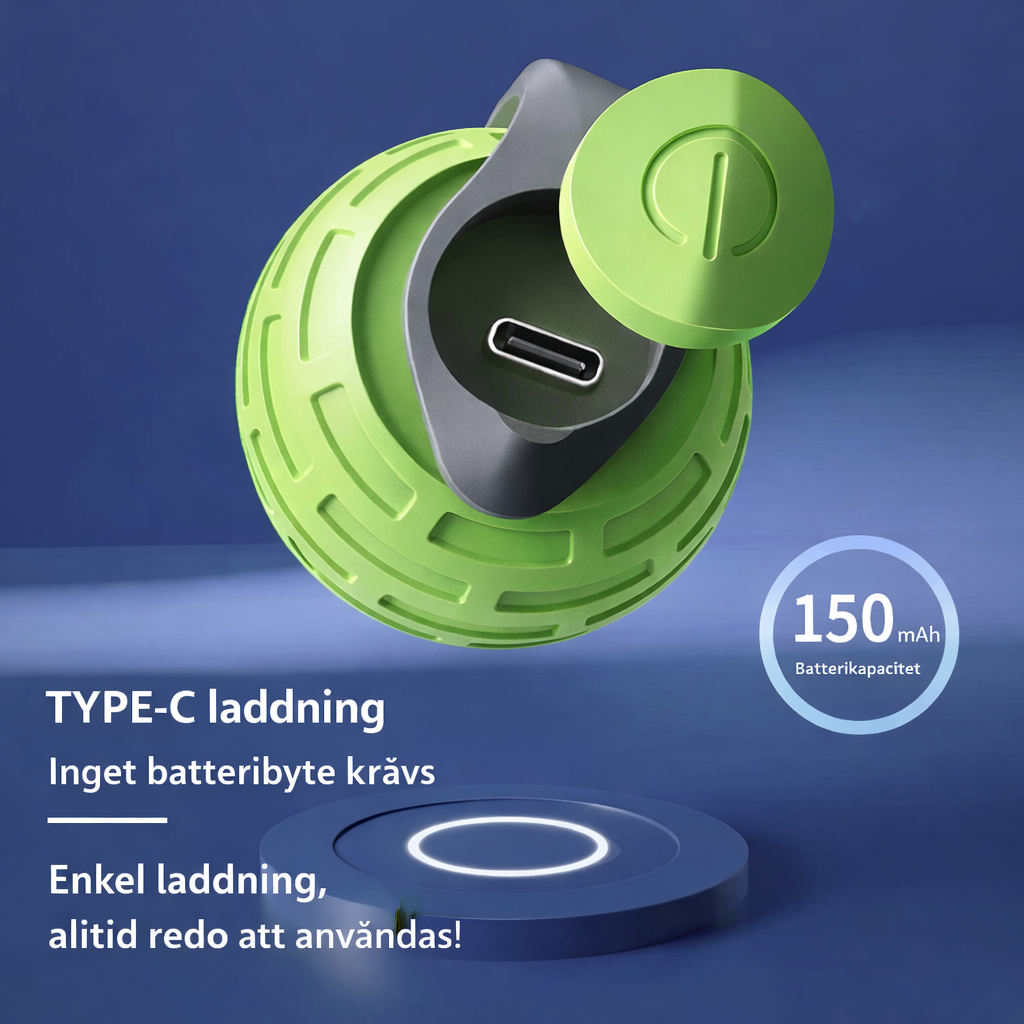 🐱 Interaktiv Elektrisk Kattleksak – Automatisk Rullande Boll (USB-laddning)