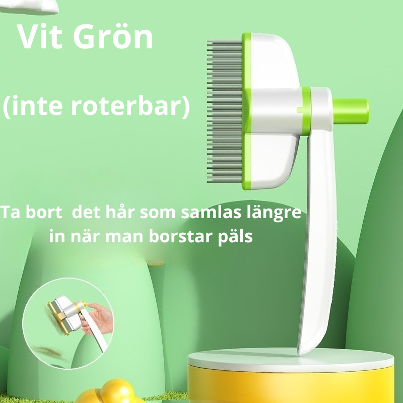 Lyxig Självrengörande Groomingkam för Husdjur – Tar bort tovor, löst hår på sekunder