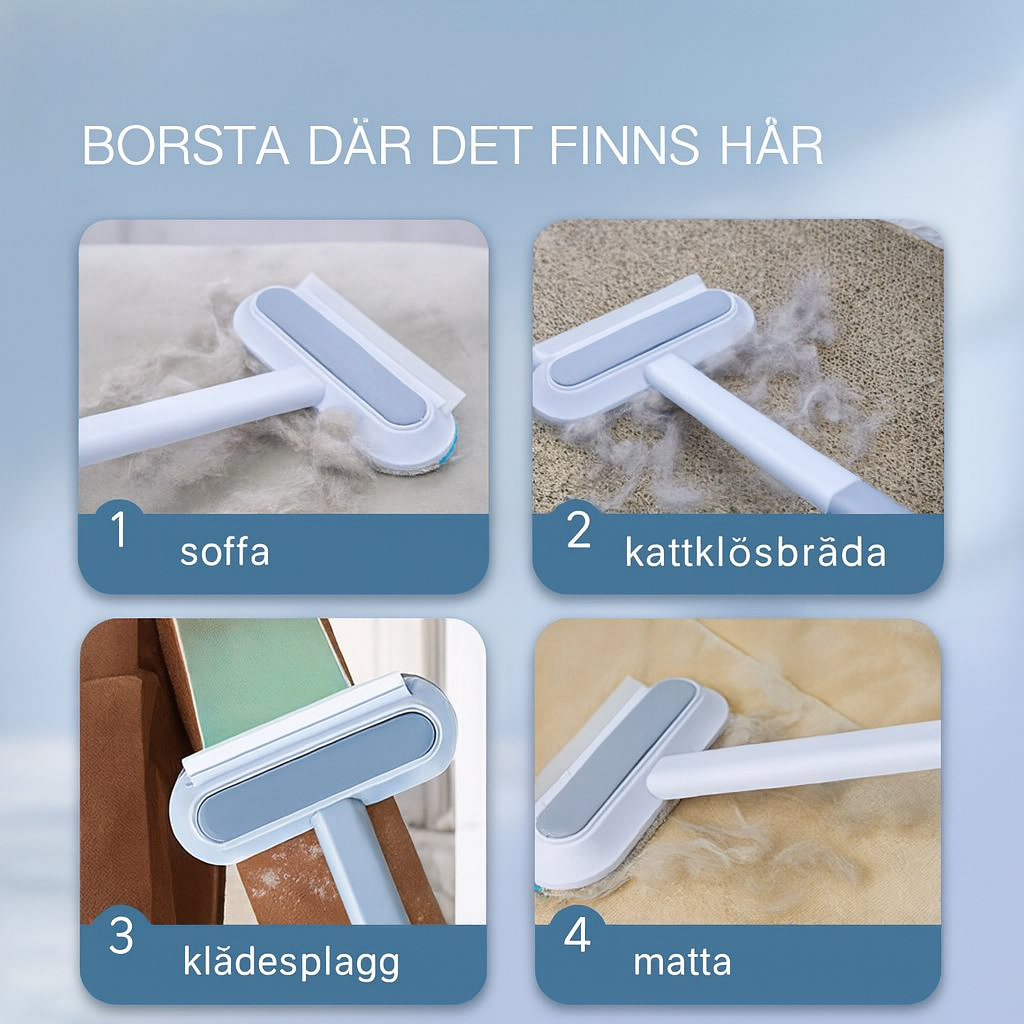 Päls- & hårborttagare 4-i-1