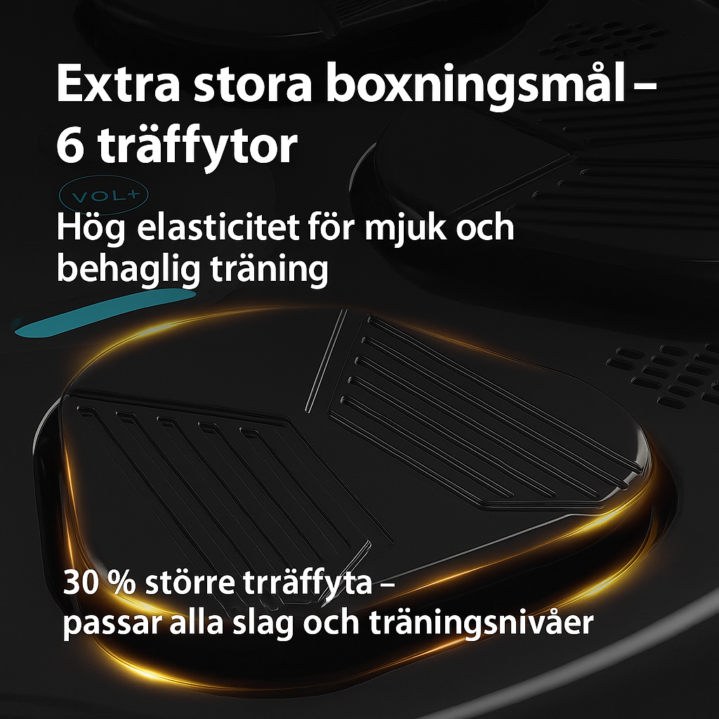 Bluetooth Boxing Trainer – Interaktiv Ljus- & Musikstyrd Boxningstavla för Hemmaträning