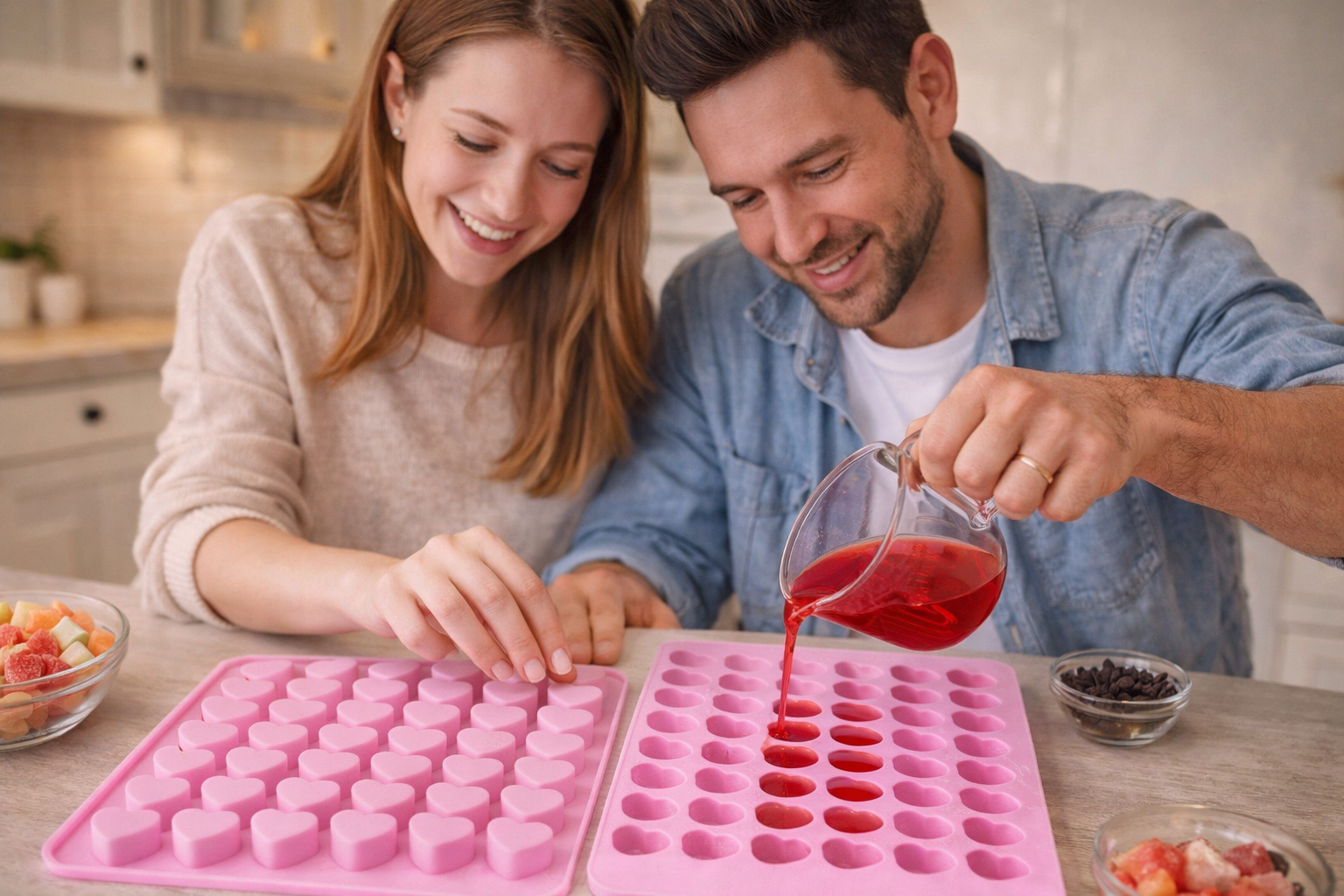 Hjärtform – Chokladform i Silikon