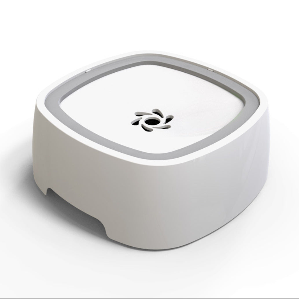 Halkfri flytande anti-spill vattenskål för hund