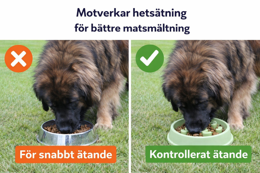Anti-hetsätning för Hund & Katt matskål