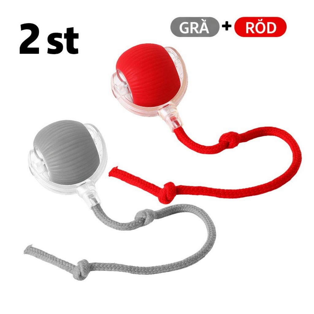 Interaktiv Kattleksak – Självrullande Boll med Automatisk Rörelse