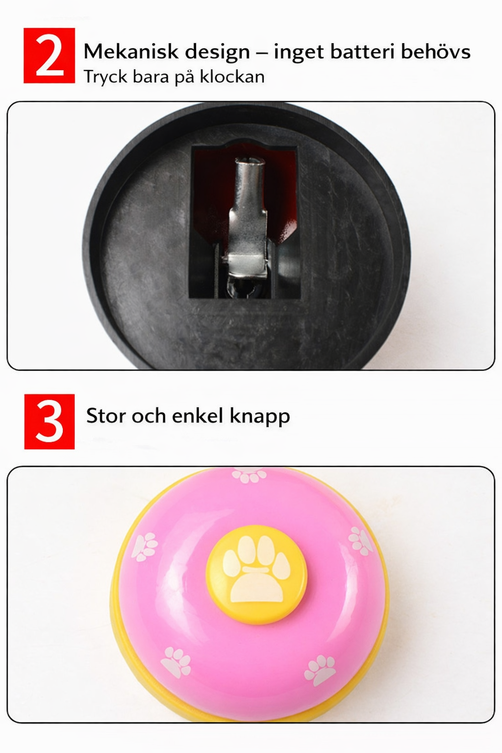 Ringklocka för Hund & Katt