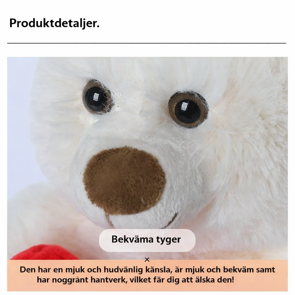 I Love You-Nalle – Kärleksfull Mjukisbjörn