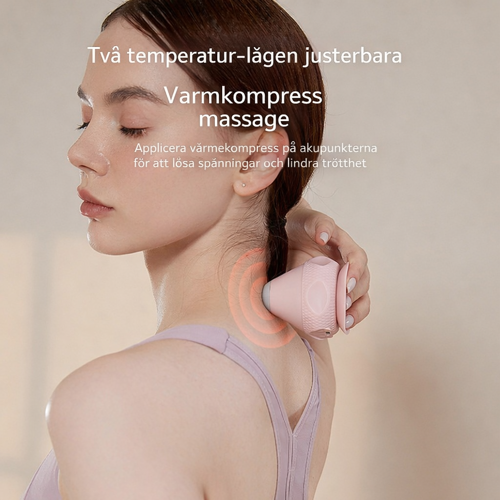 Elektrisk Massageboll med Sugfunktion – För Fötter, Axlar & Muskelåterhämtning