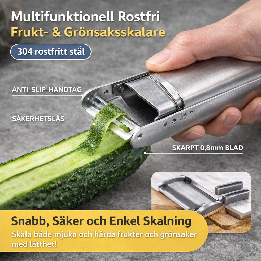 Multifunktionell Skalare i 304 Rostfritt Stål