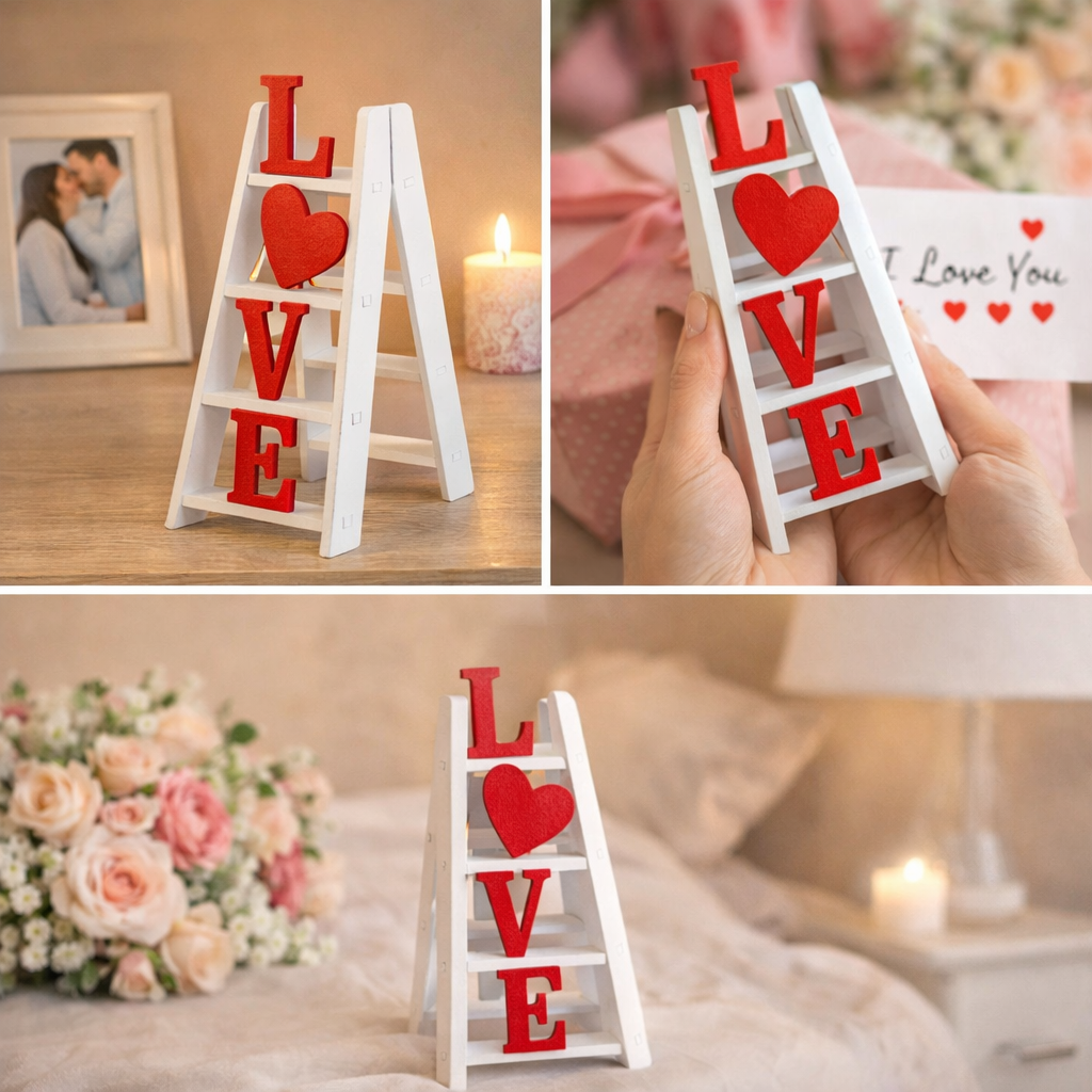 Trädekoration “Kärleksstege” – Romantisk Inredningsdetalj