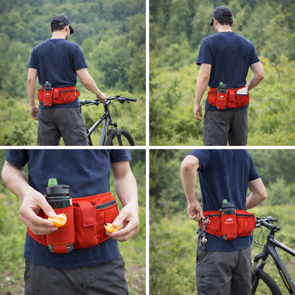 Multifunktionell midjeväska för cykling & utomhussport