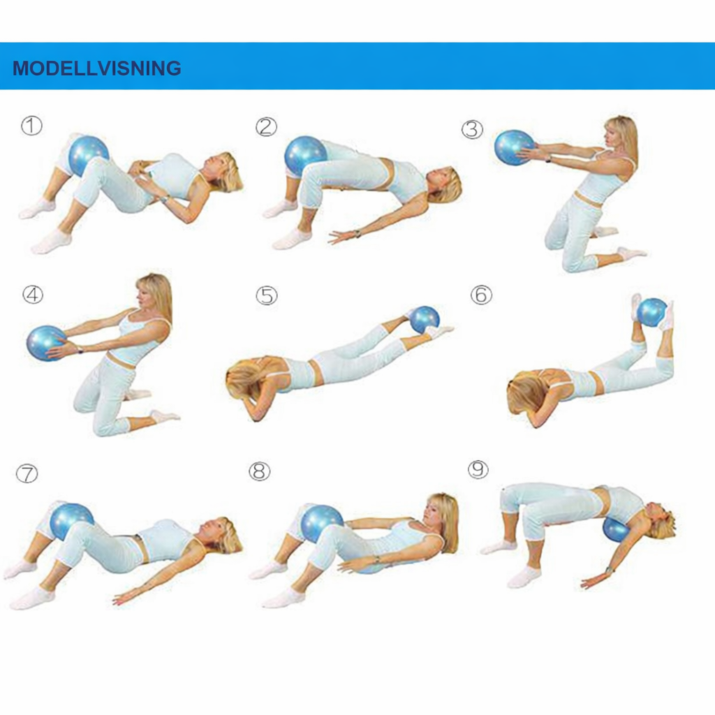 Pilatesboll & Yogaboll – För Träning, Balans & Core