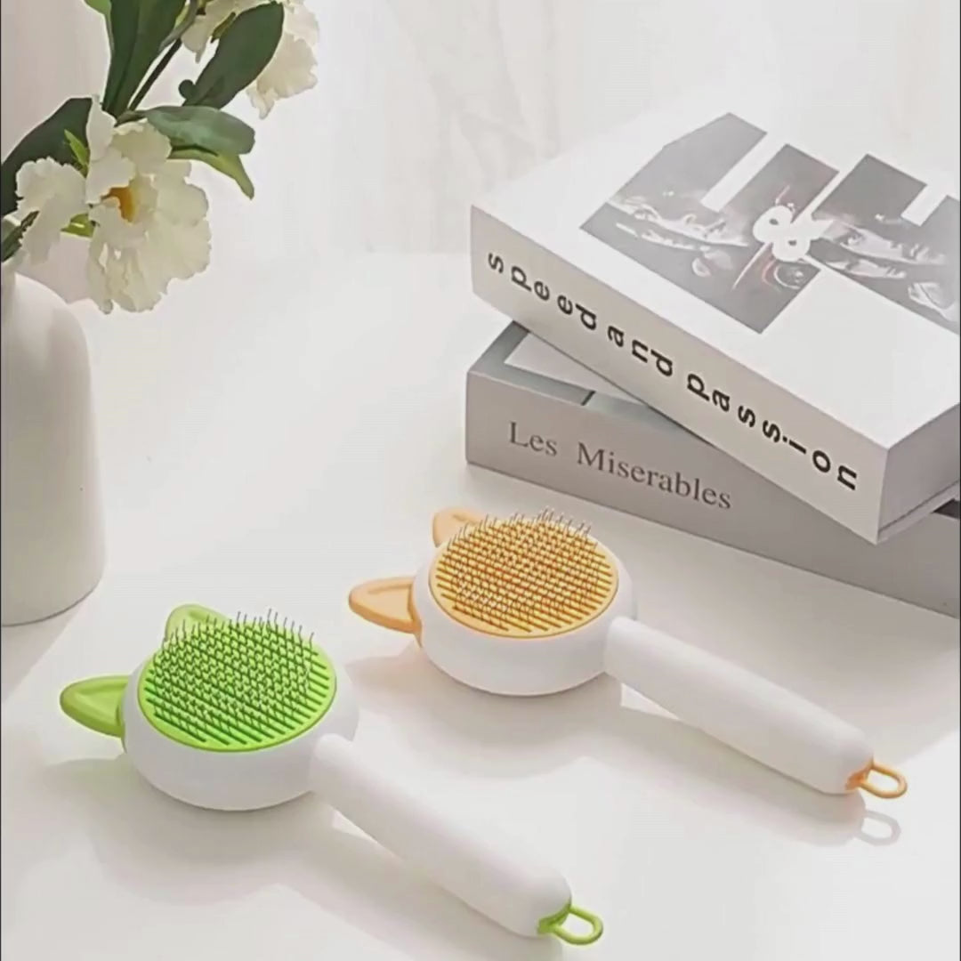 Självrengörande Pälsborste för Hund & Katt – Effektiv Pälsborttagare och Groomingkam