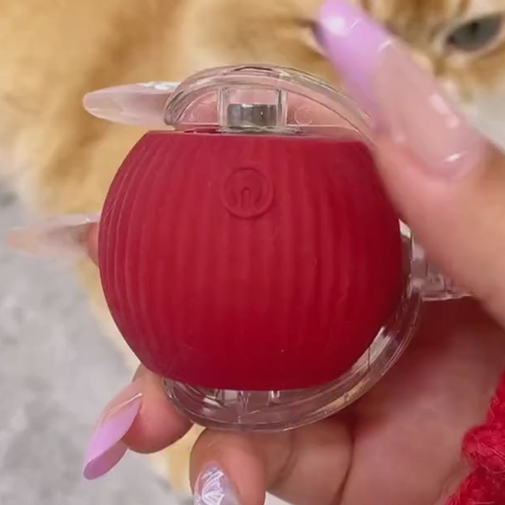 Interaktiv Kattleksak – Självrullande Boll med Automatisk Rörelse