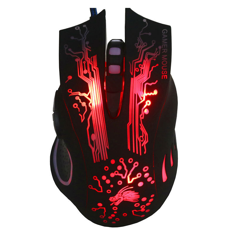 Ultimate Gamingmus – Flerfärgad RGB-glöd & 7 Funktionsknappar